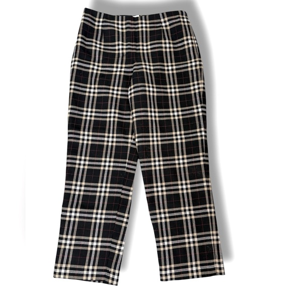 Talbots Plaid Wool Petites Pants - Picture 3 of 11